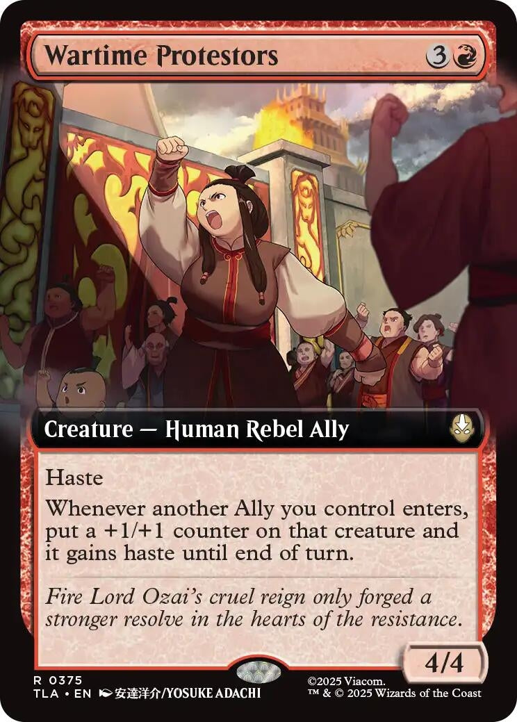 Image for Wartime Protestors (Extended Art) (375) - Magic: The Gathering
