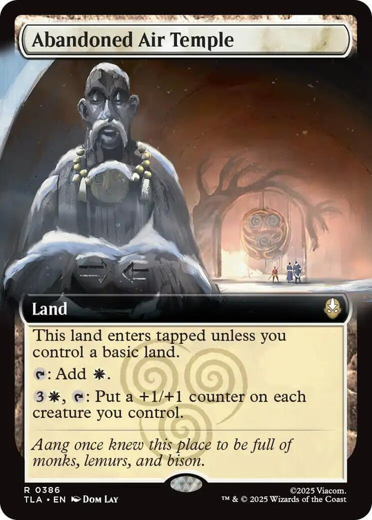 Image for Abandoned Air Temple (Extended Art) (386) (TLA) - Magic: The Gathering