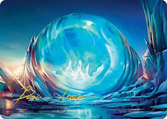 Image for Aang's Iceberg Art Card (Gold-Stamped Signature) (2) (ASTLA) - Magic: The Gathering
