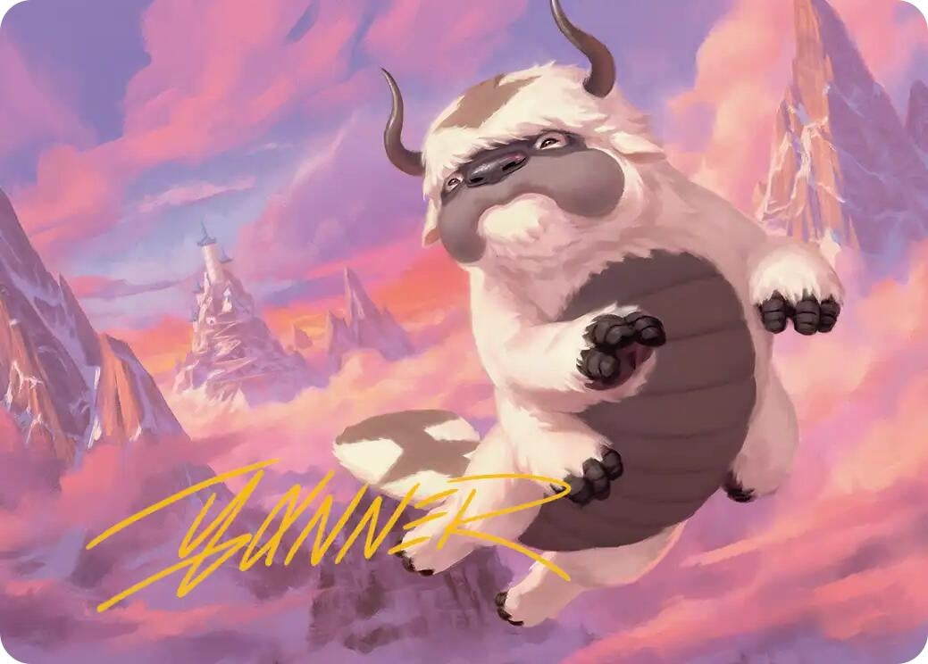 Image for Appa, Aang's Companion Art Card (Gold-Stamped Signature) (31) (ASTLA) - Magic: The Gathering