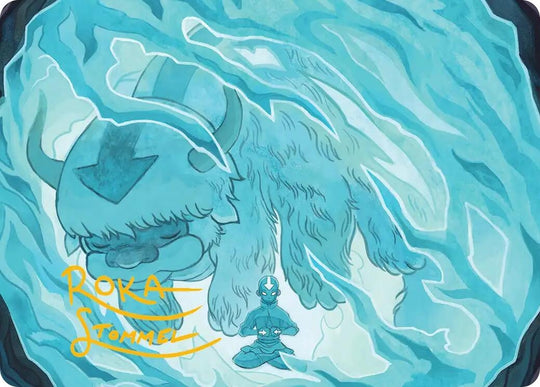 Image for Aang's Iceberg 2 Art Card (Gold-Stamped Signature) (40) (ASTLA) - Magic: The Gathering