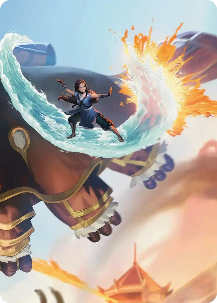 Image for Katara's Reversal Art Card (ASTLA) - Magic: The Gathering