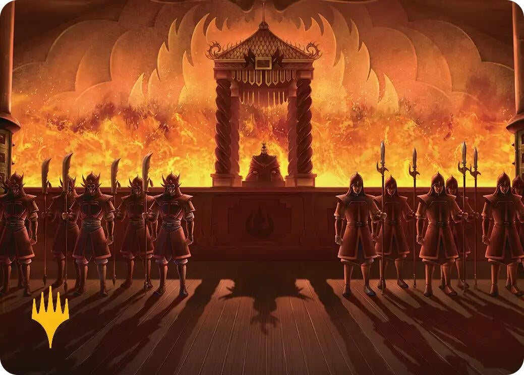 Image for Fire Lord Ozai Art Card (Gold-Stamped Planeswalker Symbol) (27) - Magic: The Gathering