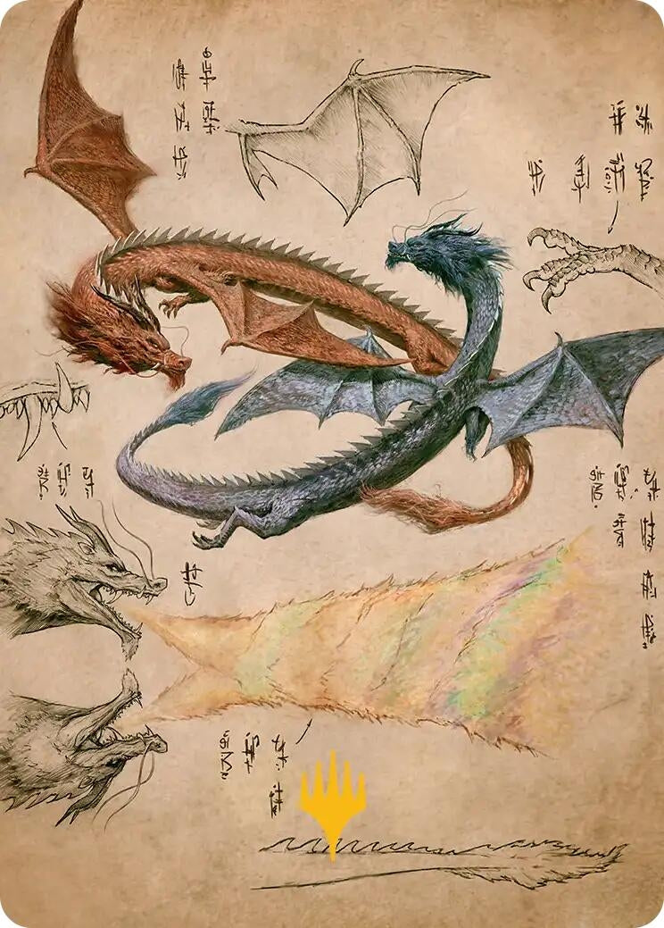 Image for Ran and Shaw Art Card (Gold-Stamped Planeswalker Symbol) (36) - Magic: The Gathering