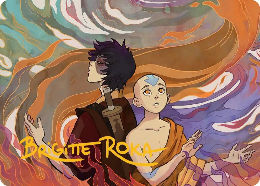 Image for Fated Firepower Art Card (Gold-Stamped Signature) (43) - Magic: The Gathering