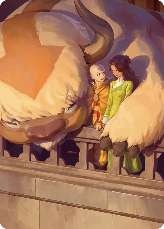Image for Aang and Katara Art Card (ASTLA) - Magic: The Gathering