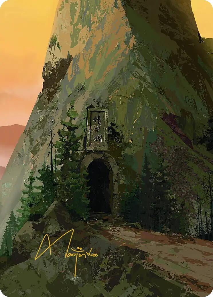 Image for Mountain Art Card (Gold-Stamped Signature) (53) - Magic: The Gathering