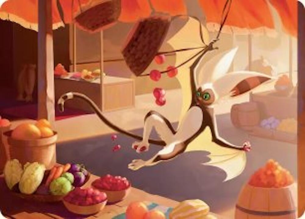 Image for Momo, Playful Pet Art Card (3) - Magic: The Gathering