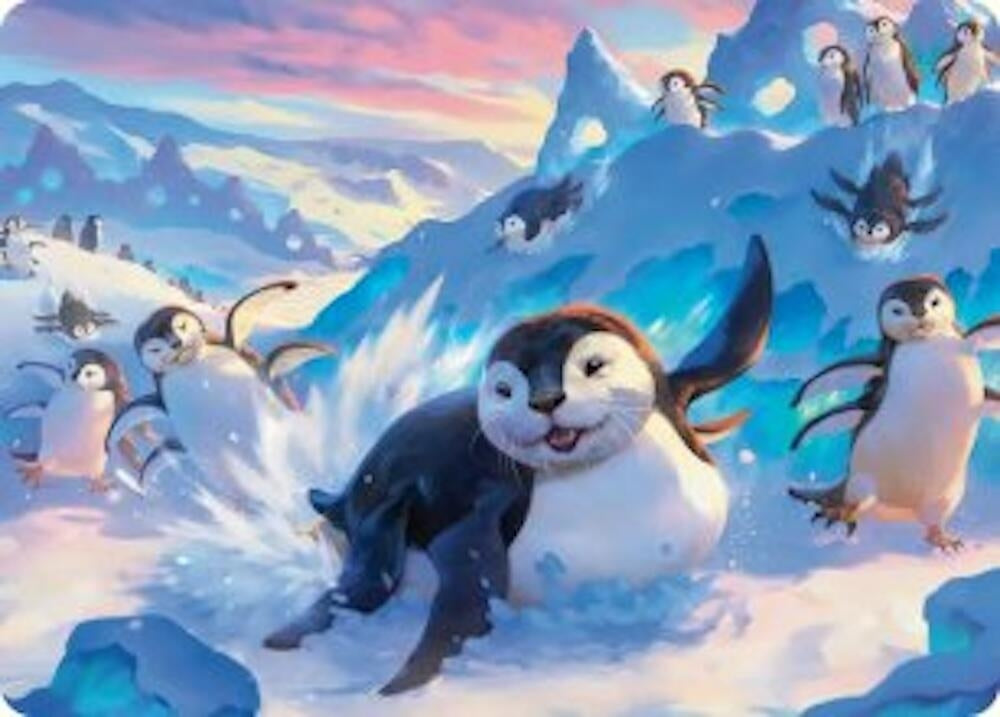 Image for Otter-Penguin Art Card (4) (ASTLA) - Magic: The Gathering