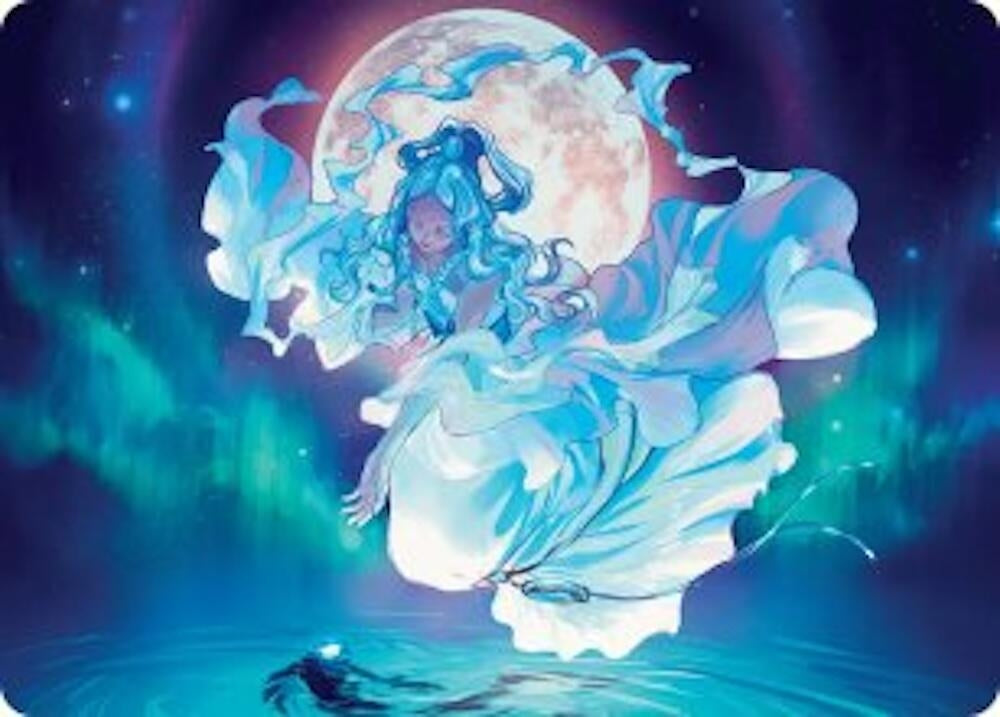 Image for Yue, the Moon Spirit Art Card (7) (ASTLA) - Magic: The Gathering