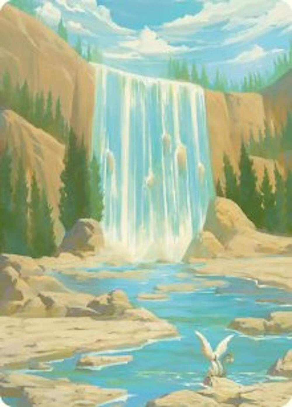 Image for Island Art Card (51) - Magic: The Gathering