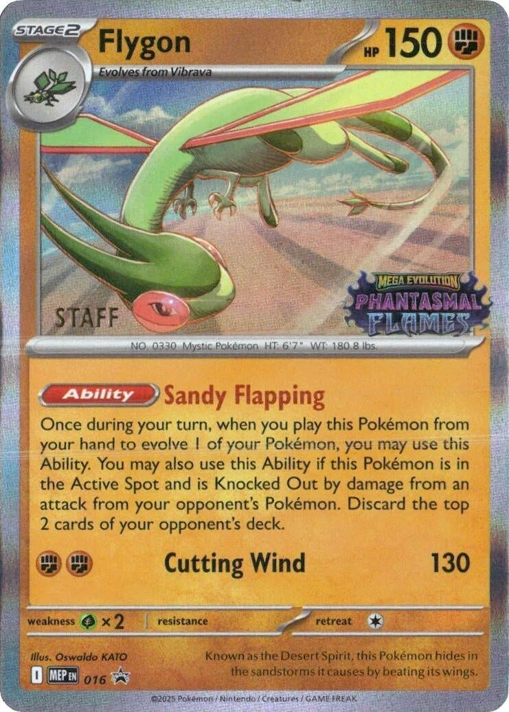 Image for Flygon - 016 [Staff] (016) (MEP) - Pokemon