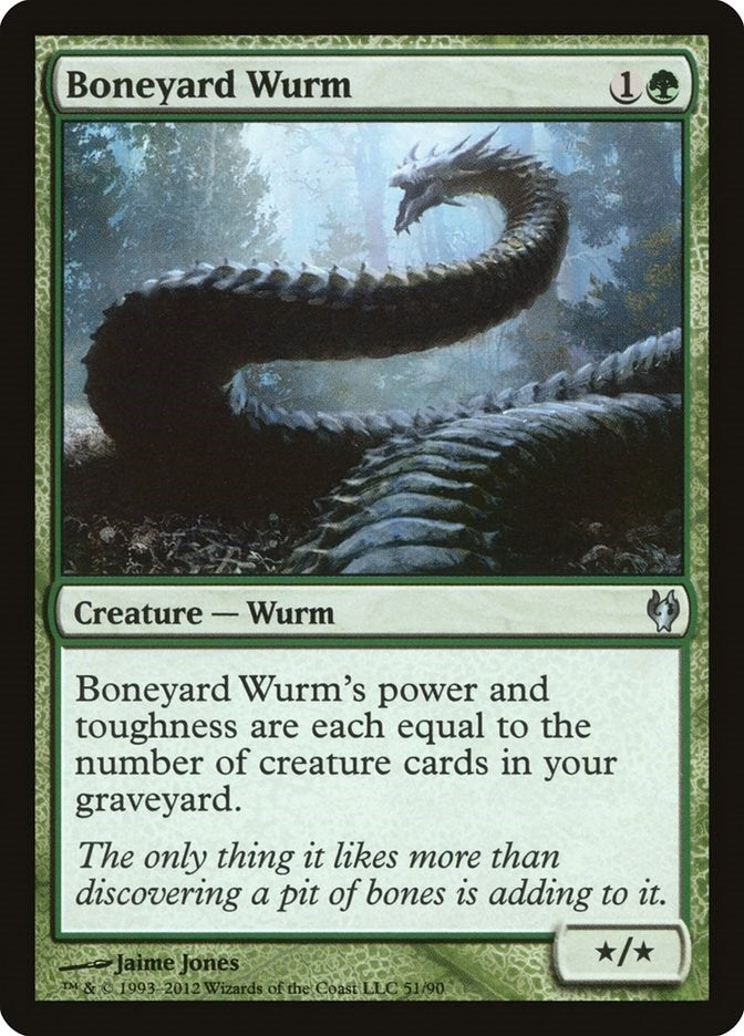 Image for Boneyard Wurm (51) - Magic: The Gathering