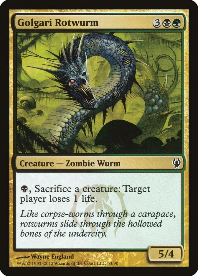 Image for Golgari Rotwurm (63) - Magic: The Gathering