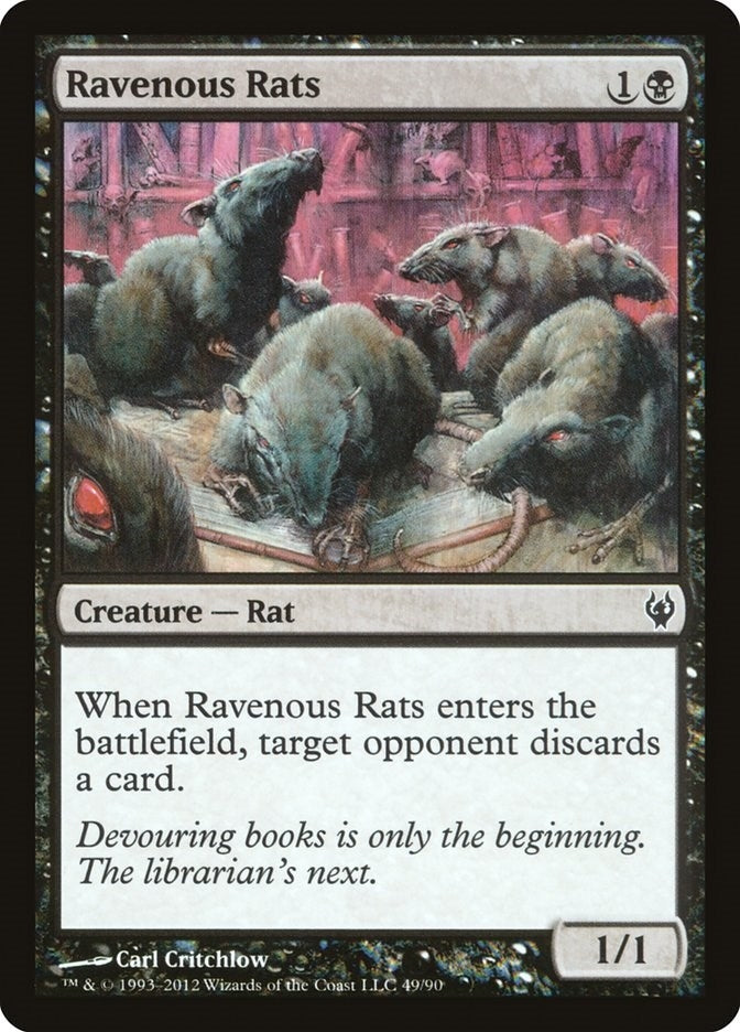 Image for Ravenous Rats (49) - Magic: The Gathering