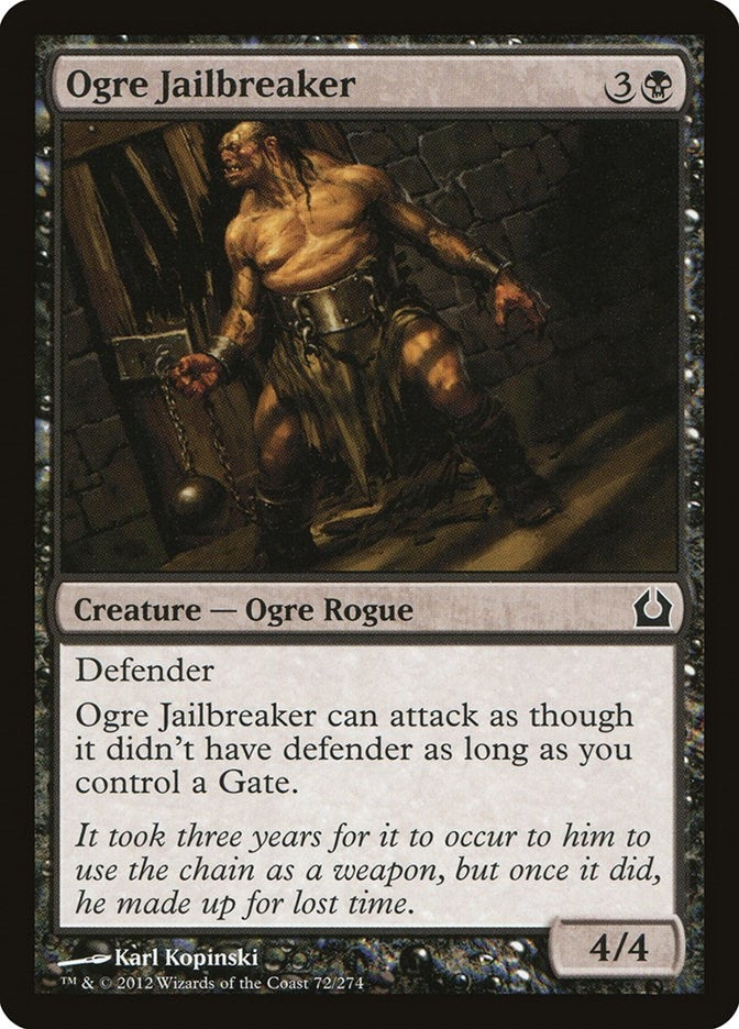 Image for Ogre Jailbreaker (72) - Magic: The Gathering