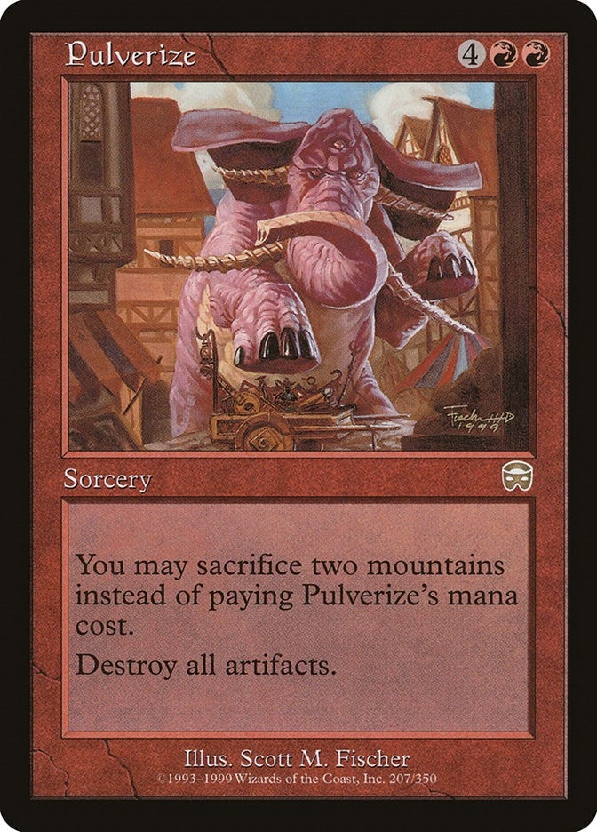 Image for Pulverize (207) - Magic: The Gathering