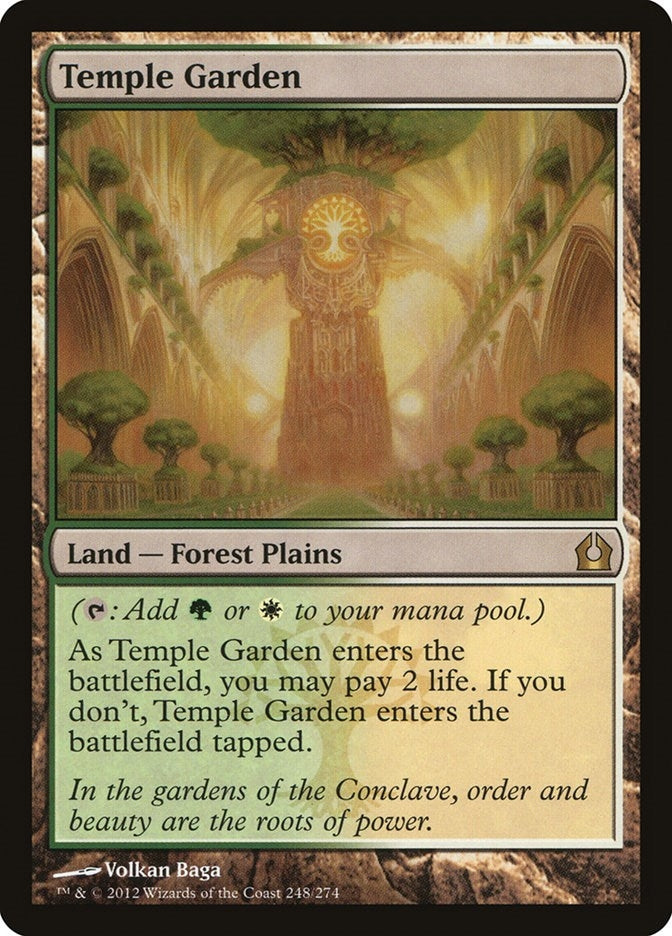 Image for Temple Garden (248) - Magic: The Gathering