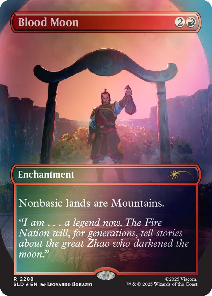 Image for Blood Moon (Rainbow Foil) (2288) - Magic: The Gathering