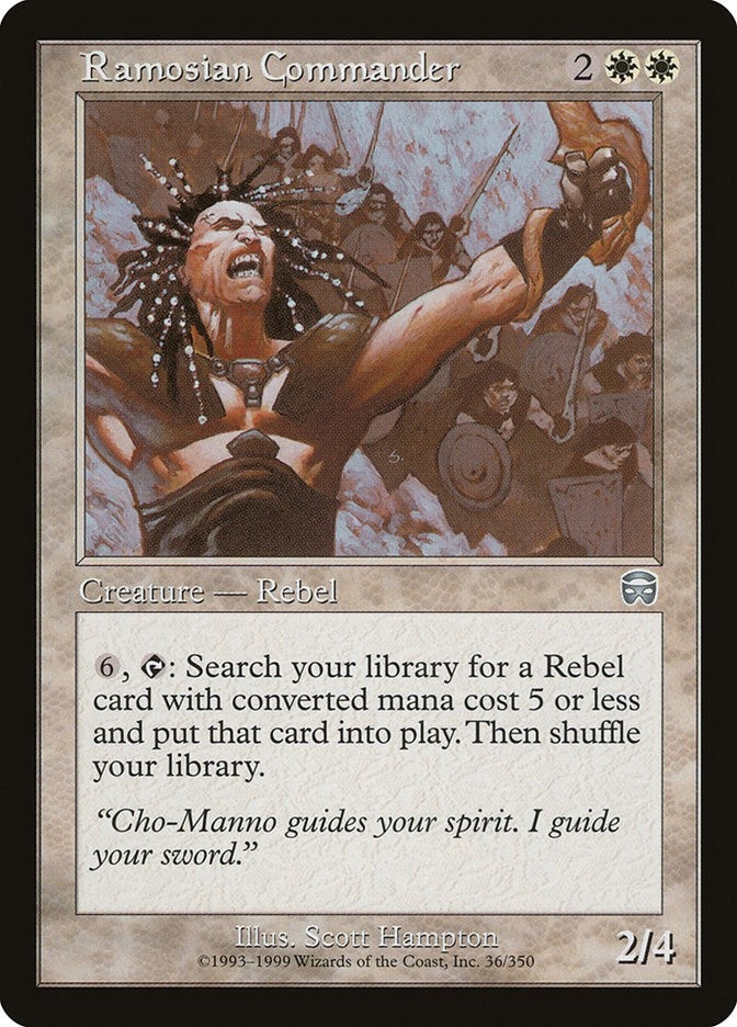 Image for Ramosian Commander (36) - Magic: The Gathering