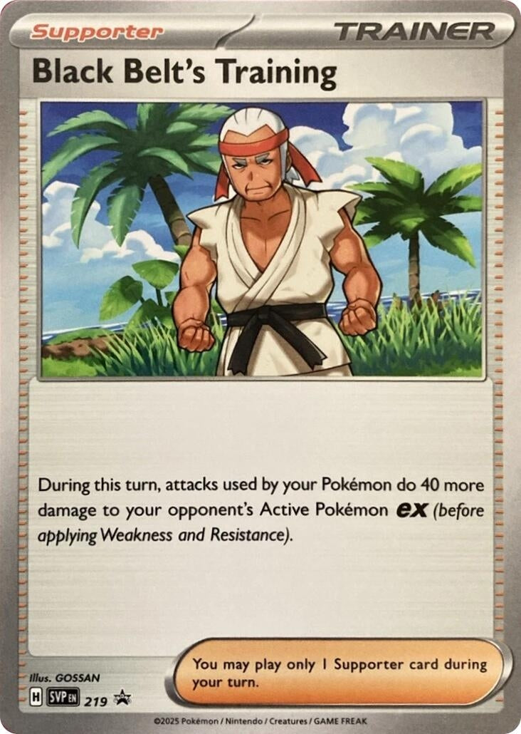 Image for Black Belt's Training - 219 (219) (SVP) - Pokemon