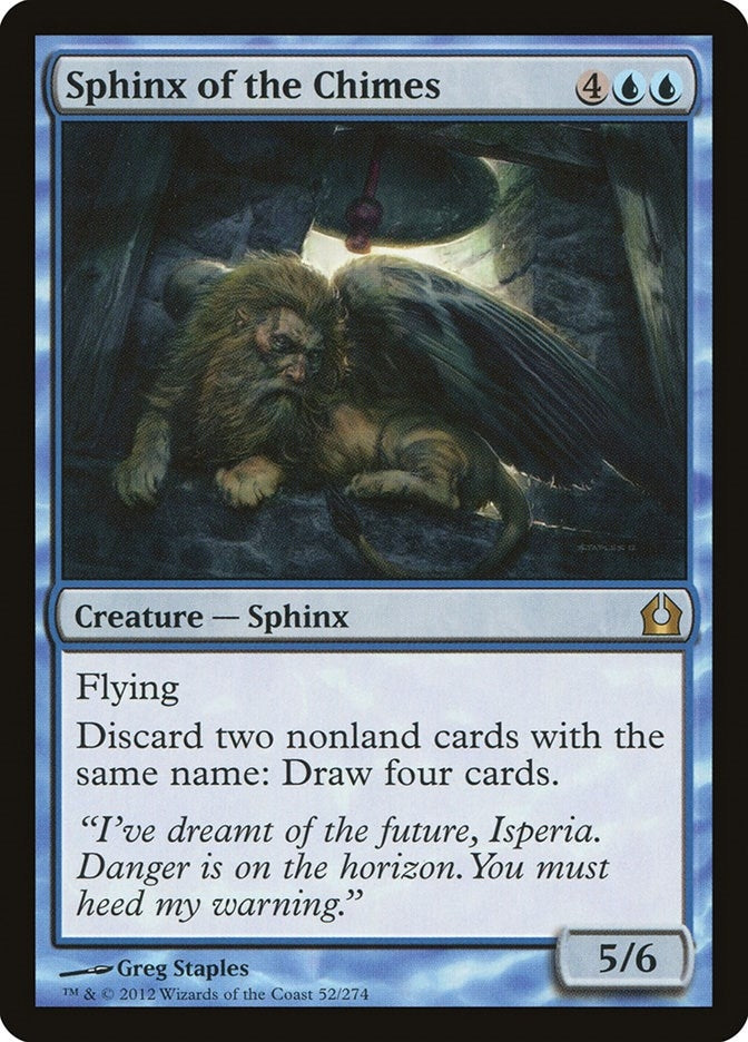 Image for Sphinx of the Chimes (52) (RTR) - Magic: The Gathering