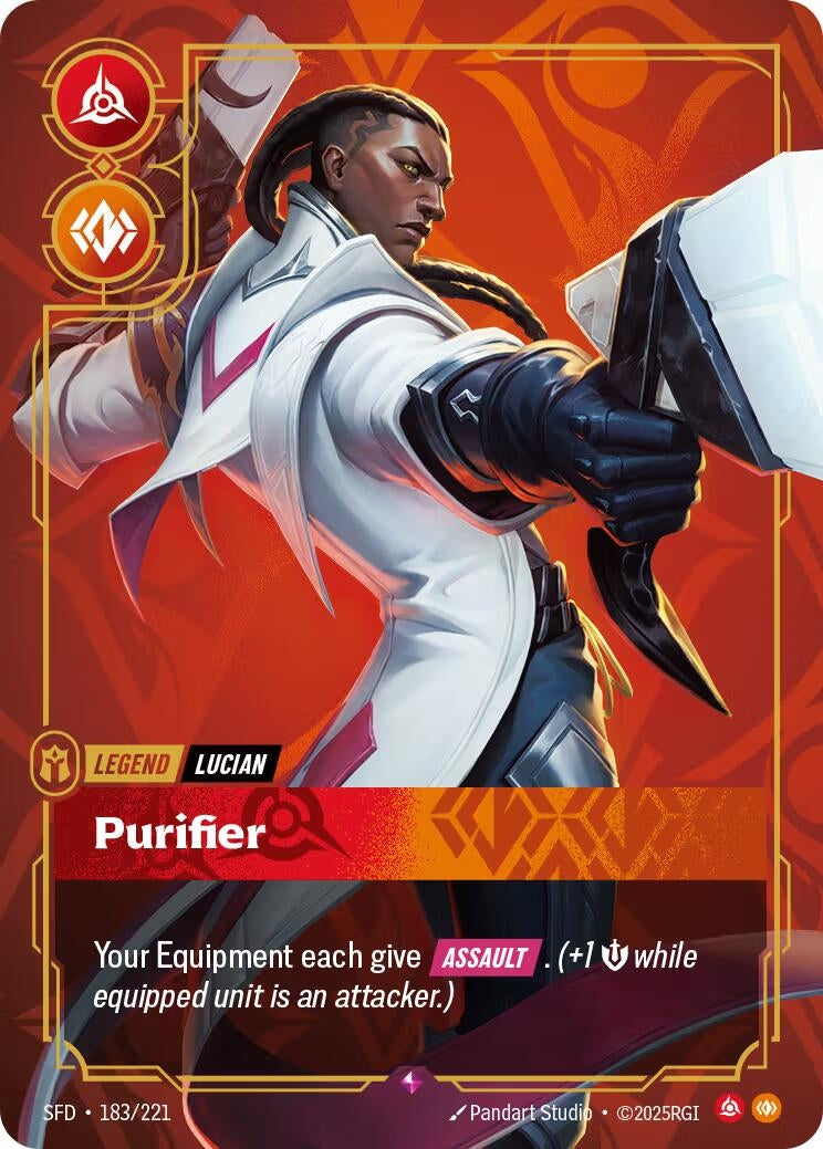 Image for Lucian - Purifier (183/221) (SPF) - Riftbound: League of Legends Trading Card Game