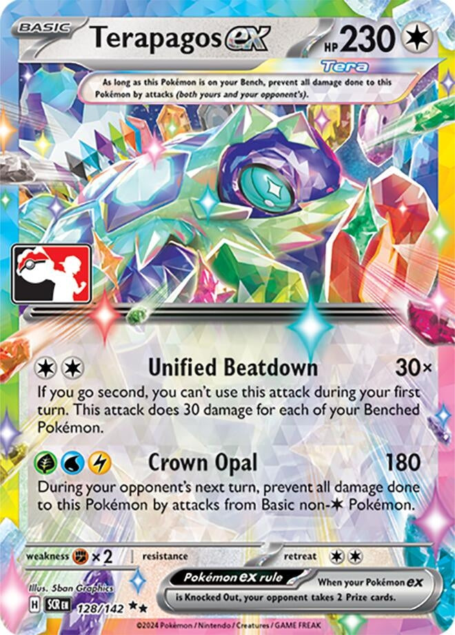 Image for Terapagos ex - 128/142 (Prize Pack Series 7) (128/142) - Pokemon