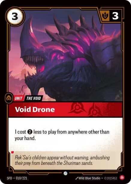 Image for Void Drone (010/221) (SPF) - Riftbound: League of Legends Trading Card Game