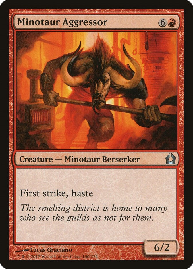 Image for Minotaur Aggressor (100) - Magic: The Gathering