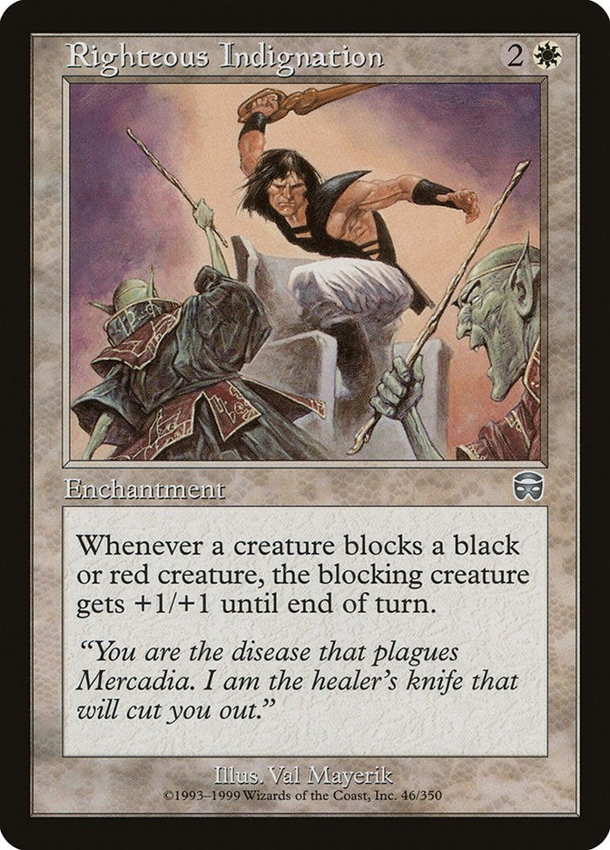 Image for Righteous Indignation (46) - Magic: The Gathering