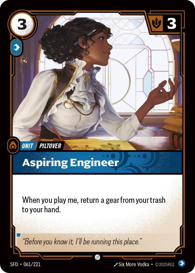 Image for Aspiring Engineer (061/221) (SPF) - Riftbound: League of Legends Trading Card Game