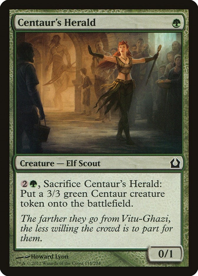 Image for Centaur's Herald (118) (RTR) - Magic: The Gathering