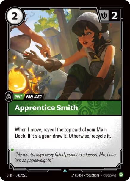 Image for Apprentice Smith (041/221) (SPF) - Riftbound: League of Legends Trading Card Game