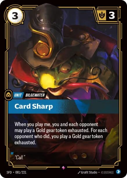 Image for Card Sharp (081/221) (SPF) - Riftbound: League of Legends Trading Card Game