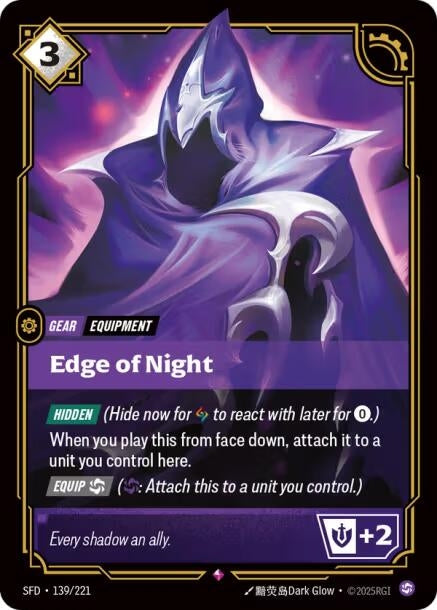 Image for Edge of Night (139/221) (SPF) - Riftbound: League of Legends Trading Card Game