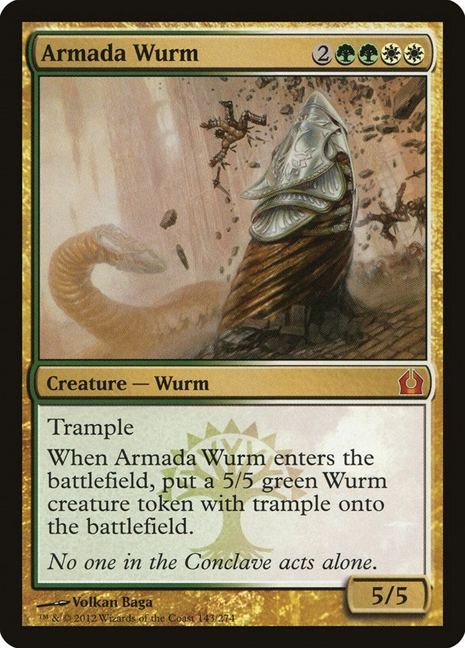 Image for Armada Wurm (143) - Magic: The Gathering