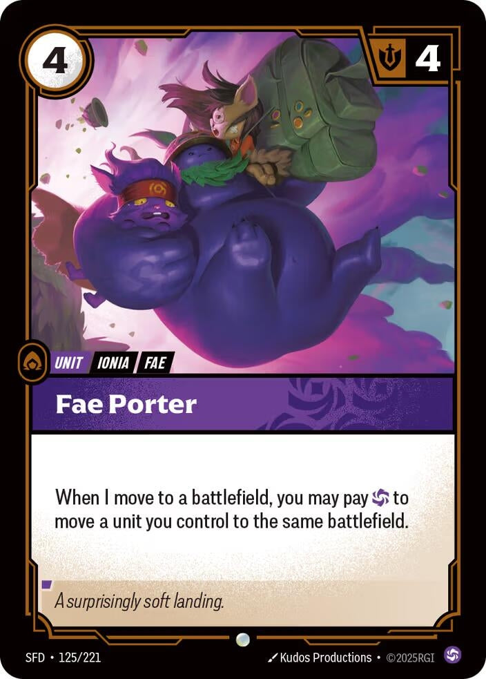Image for Fae Porter (125/221) (SPF) - Riftbound: League of Legends Trading Card Game