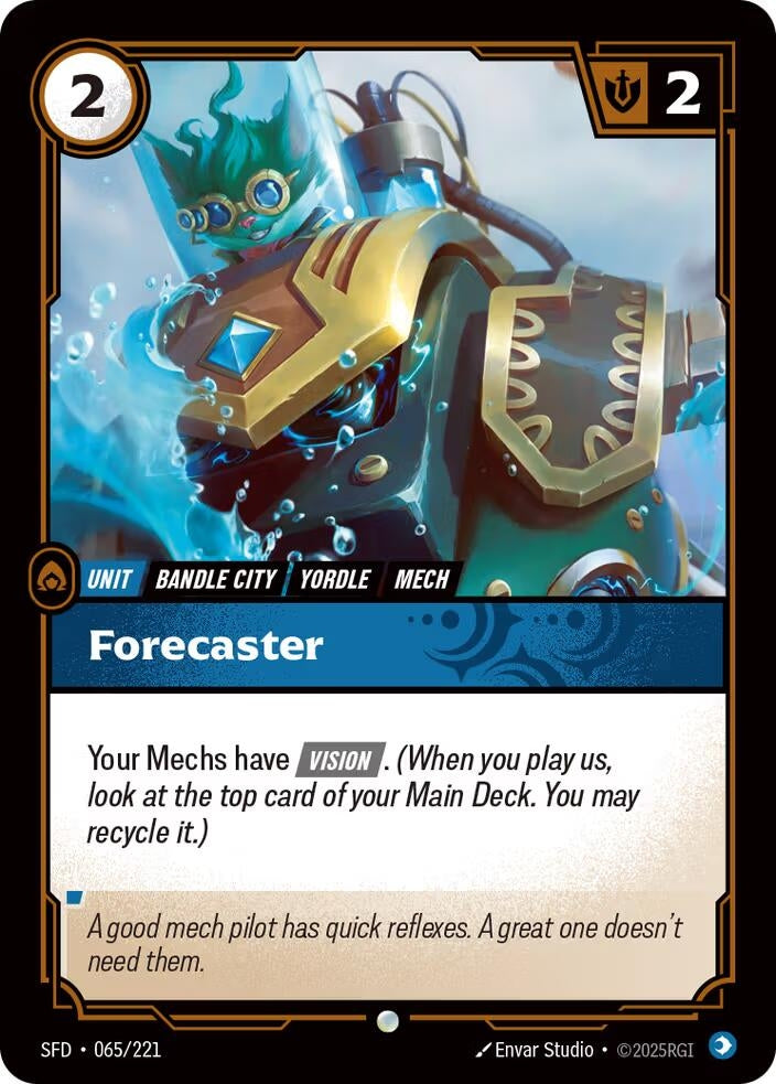 Image for Forecaster (065/221) (SPF) - Riftbound: League of Legends Trading Card Game