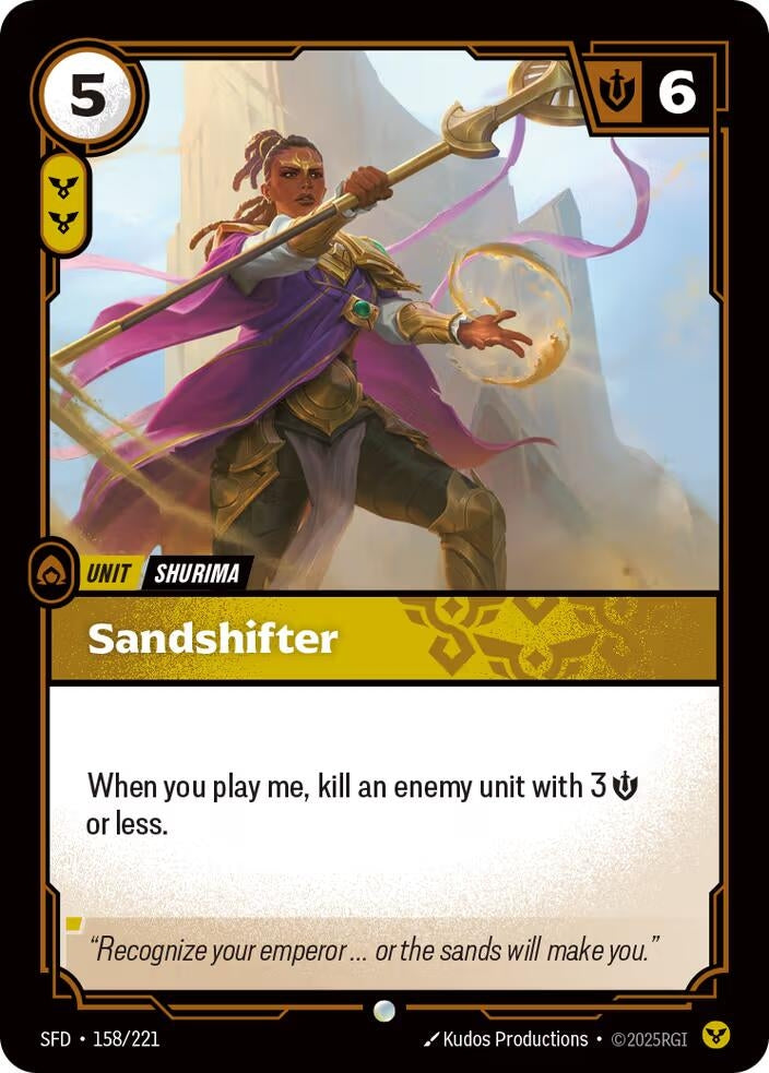 Image for Sandshifter (158/221) (SPF) - Riftbound: League of Legends Trading Card Game