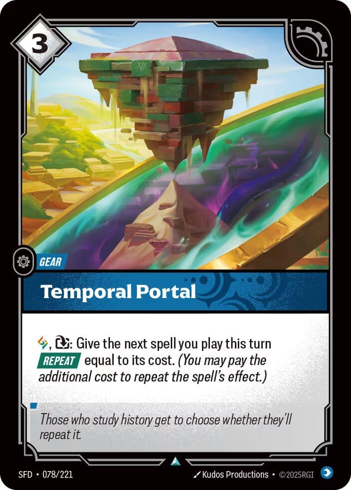 Image for Temporal Portal (078/221) (SPF) - Riftbound: League of Legends Trading Card Game