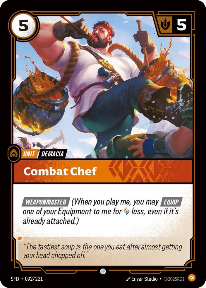 Image for Combat Chef (092/221) (SPF) - Riftbound: League of Legends Trading Card Game