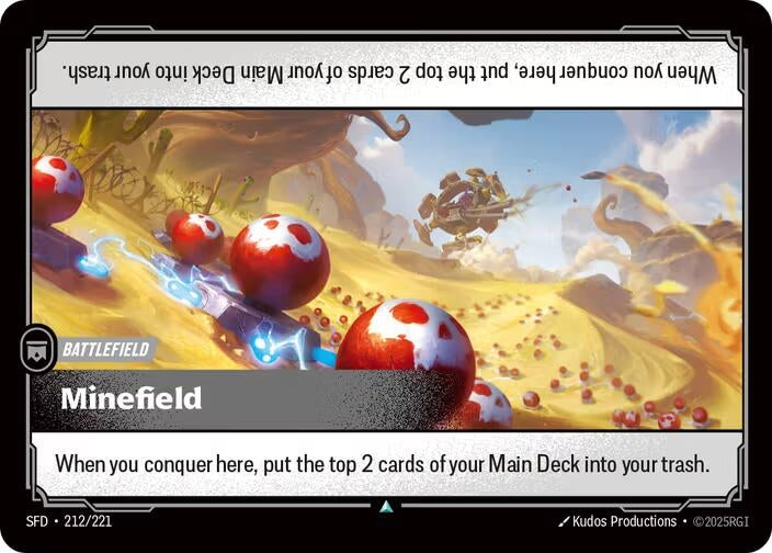 Image for Minefield (212/221) (SPF) - Riftbound: League of Legends Trading Card Game