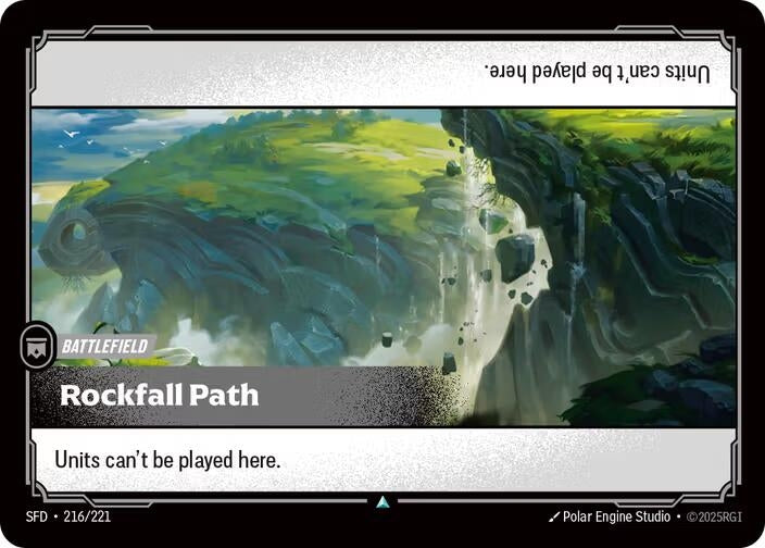 Image for Rockfall Path (216/221) (SPF) - Riftbound: League of Legends Trading Card Game