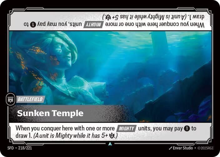 Image for Sunken Temple (218/221) (SPF) - Riftbound: League of Legends Trading Card Game