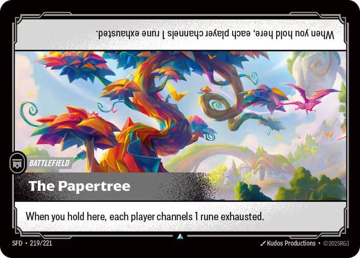 Image for The Papertree (219/221) (SPF) - Riftbound: League of Legends Trading Card Game