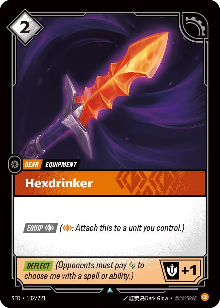 Image for Hexdrinker (102/221) (SPF) - Riftbound: League of Legends Trading Card Game