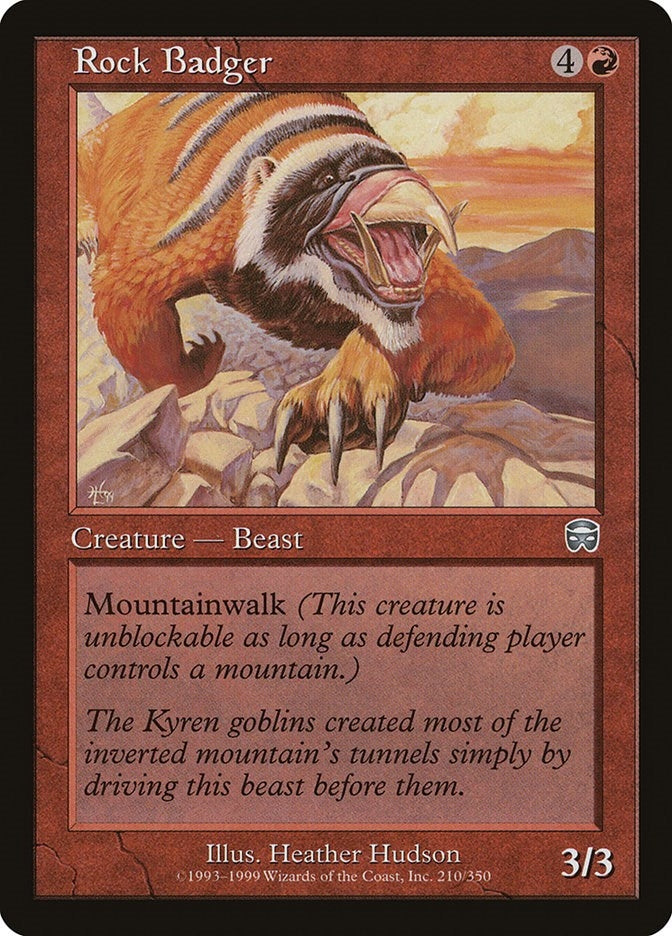 Image for Rock Badger (210) - Magic: The Gathering