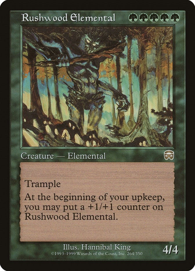 Image for Rushwood Elemental (264) - Magic: The Gathering