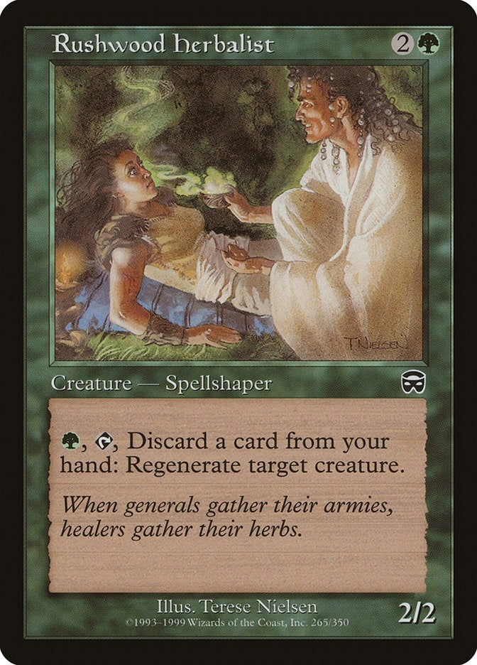 Image for Rushwood Herbalist (265) - Magic: The Gathering